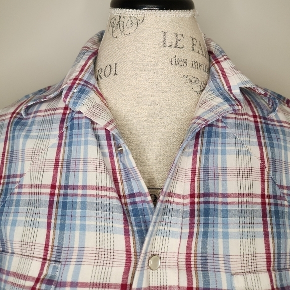 Wrangler Other - Mens Vintage Wrangler Plaid Shirt